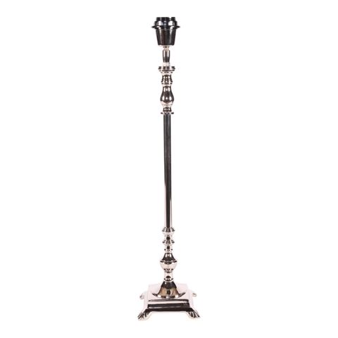 Pied de lampe de table 60 cm - Argent - Aluminium