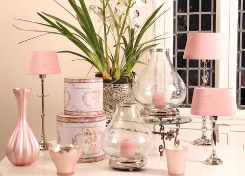 Pied de lampe de table 55 cm - Argent - Aluminium