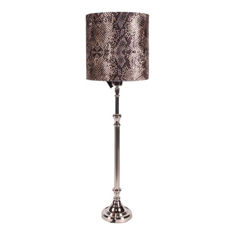 Pied de lampe de table 51 cm - Argent - Aluminium