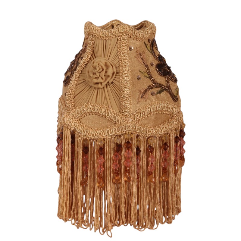 Lampenkap 15 cm - Klem - Roze - Stof