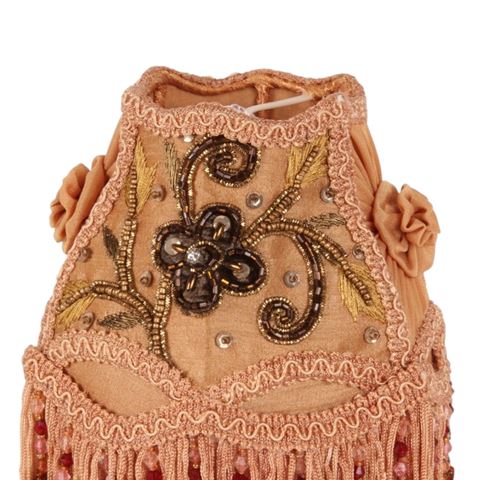 Lampenkap 15 cm - Klem - Roze - Stof