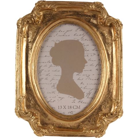 Photo Frame 13x18 cm - Gold - Resin