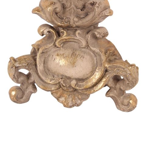 Kandelaar Barok 47 cm - Bruin - Resin