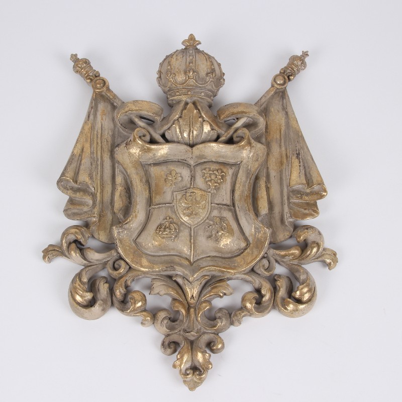 Wand plaque Wapen resin 38 cm