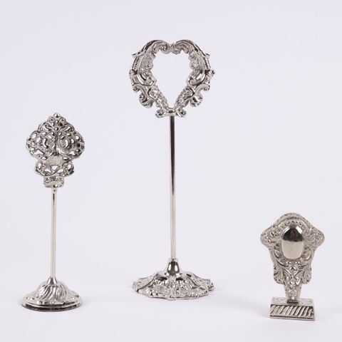 Card holder brass 22 cm