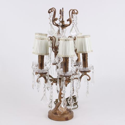 Lampshade Victorian Clip-On Mini 8 cm - Cream - Fabric