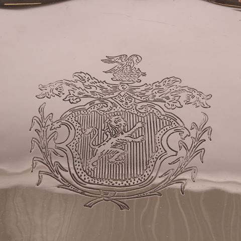 Dienblad 38 cm - Zilver - Koper