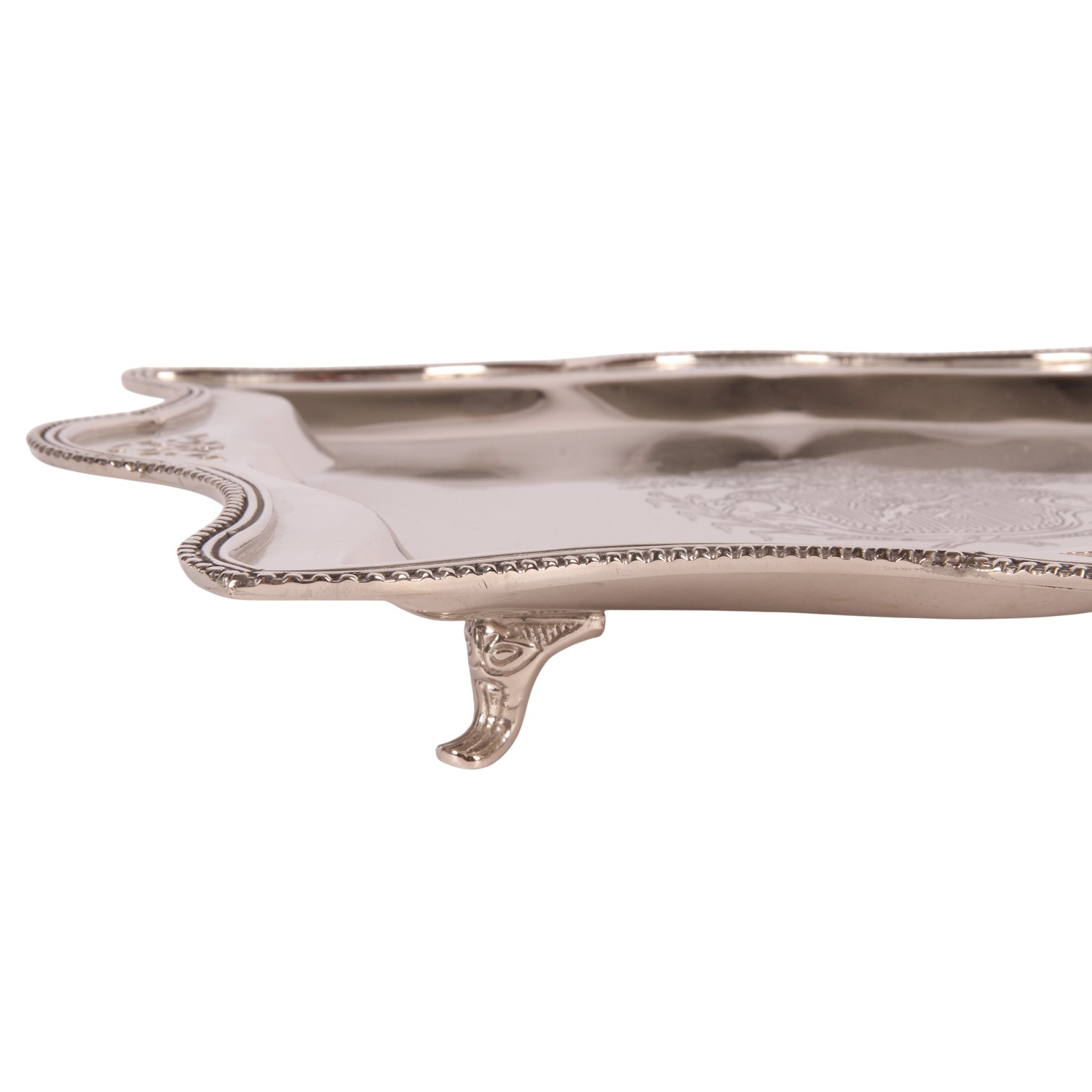 Dienblad 38 cm - Zilver - Koper
