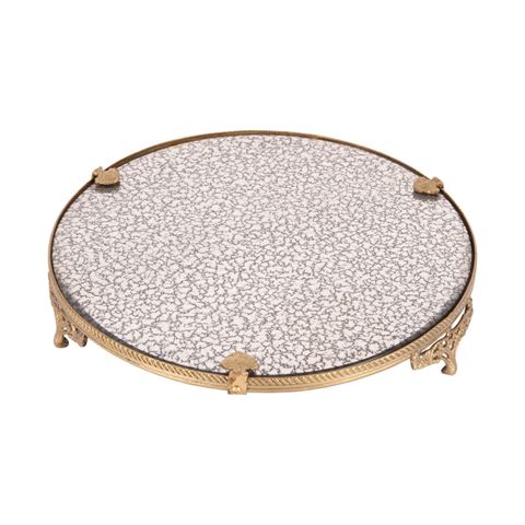 Mirror Tray 25.5 cm - Gold - Brass