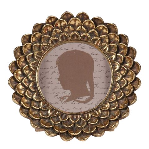 Photo Frame 10x10 cm - Gold - Resin