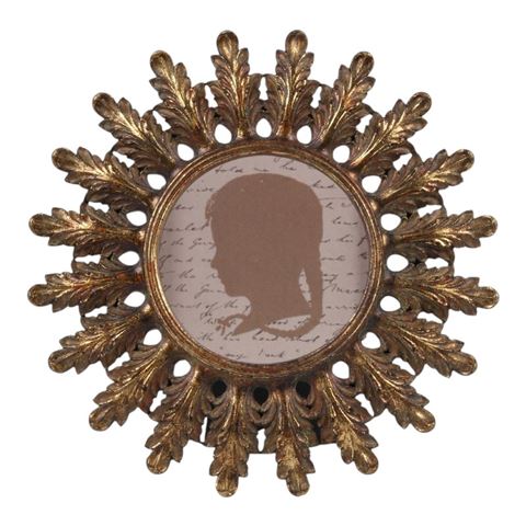 Photo Frame 10x10 cm - Gold - Resin