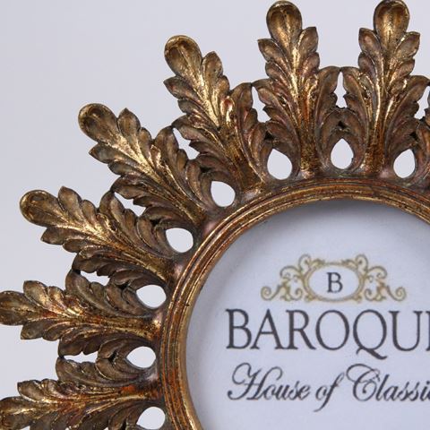 Photo Frame 10x10 cm - Gold - Resin