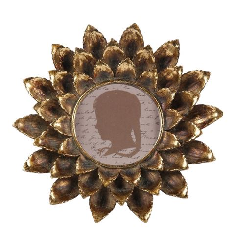 Photo Frame 10x10 cm - Gold - Resin