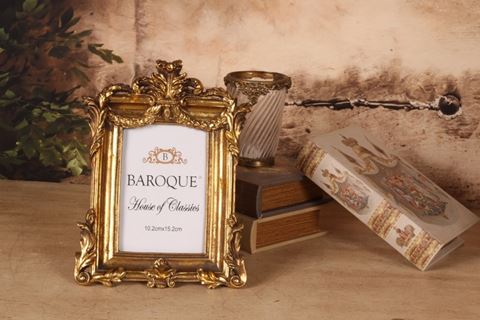 Photo Frame 10x15 cm - Gold - Resin