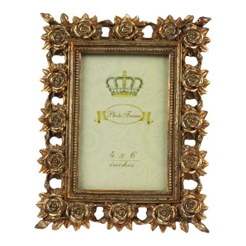 Photo Frame 10x15 cm - Gold - Resin