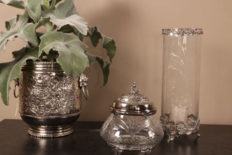 Hurricane Fadida 45 cm - Silver - Brass / Glass