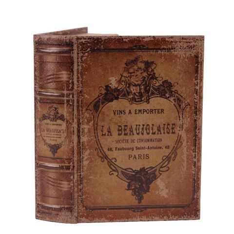 Book Storage Box La Beaujolaise 27 cm - Brown