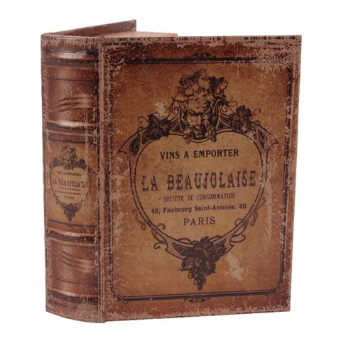 Book Storage Box La Beaujolaise 23 cm - Brown