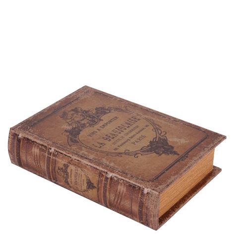 Book Storage Box La Beaujolaise 23 cm - Brown