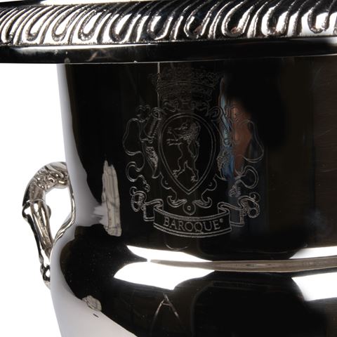 Wine Cooler 35 cm - Silver - Brass