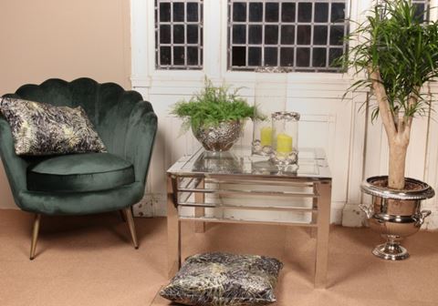 Wine Cooler 35 cm - Silver - Brass