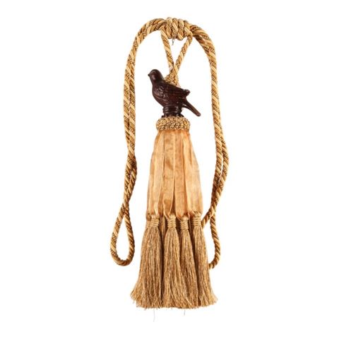 Embrasse Vogel 62 cm - Goud - Stof