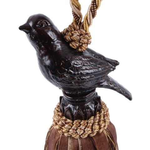 Embrasse Vogel 62 cm - Bruin - Stof