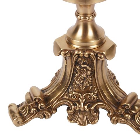 Windlicht Vanna 57 cm - Goud - Koper / Glas