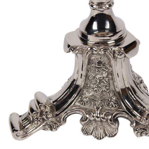 Windlicht Vanna 57 cm - Zilver - Koper / Glas