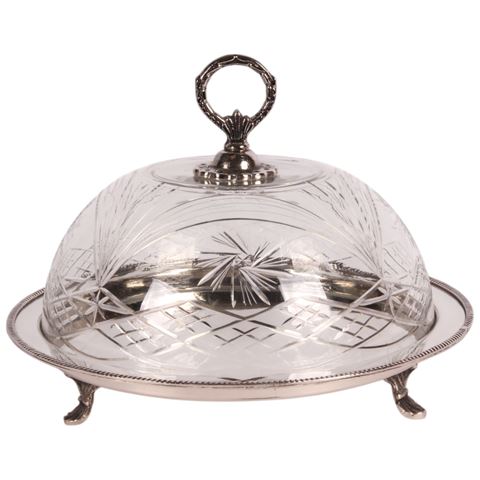 Teller mit Cloche Ø35 cm