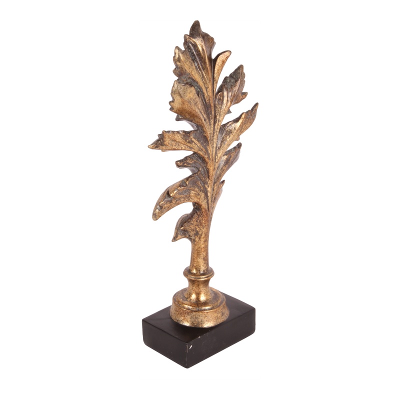 Deco Blad op standaard resin 38.5cm