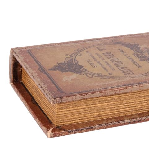 Book Storage Box La Beaujolaise 15 cm - Brown