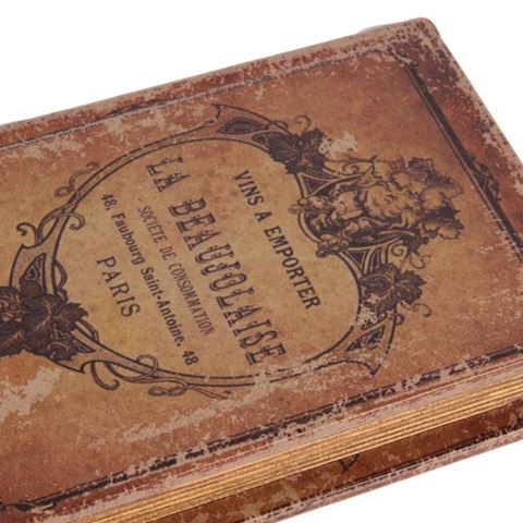Book Storage Box La Beaujolaise 15 cm - Brown