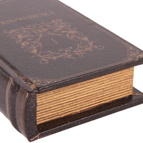 Jurisprudenz Buch 15 cm – Schwarz