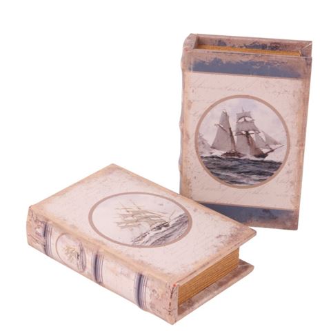 Book box 15 cm Sailboat
