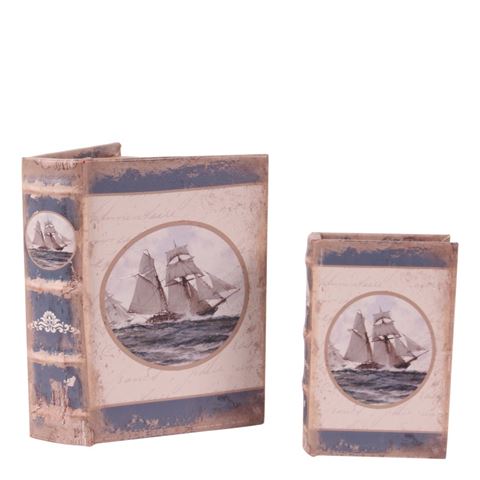 Book box 15 cm Sailboat