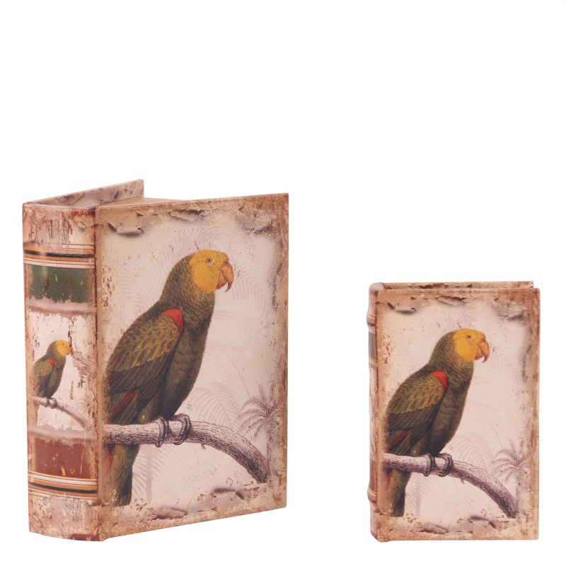 Boekendoos 15 cm Parrot