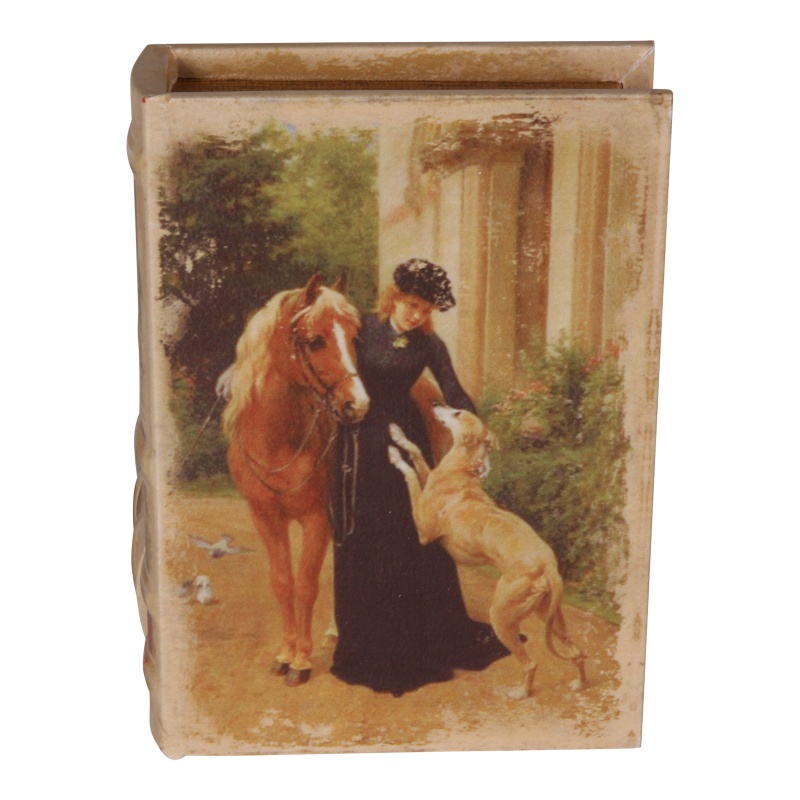 Opbergboek Dame 20 cm - Bruin