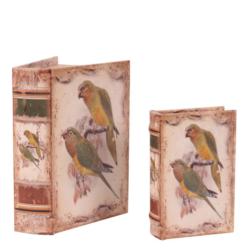 Boekendoos 20 cm Parrots