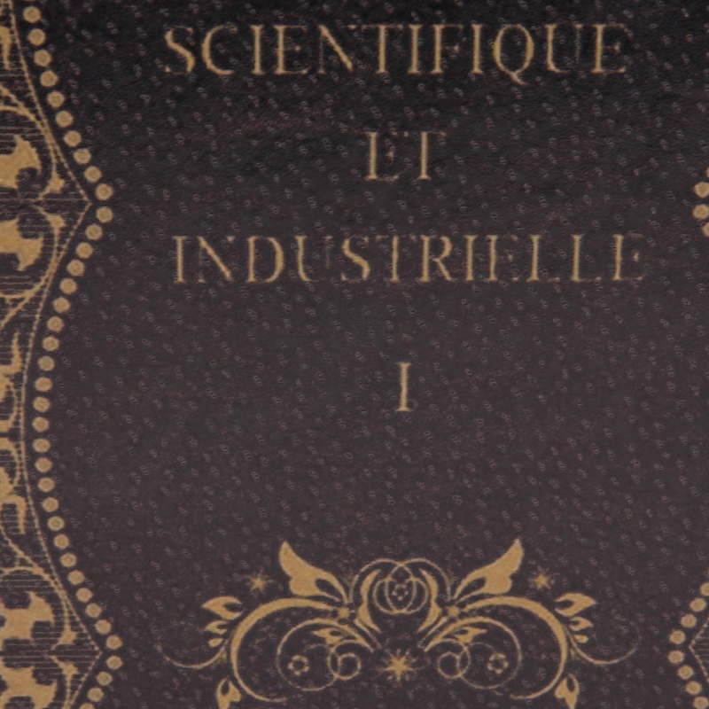 Opbergboek Scientifique et Industrie 23 cm - Zwart