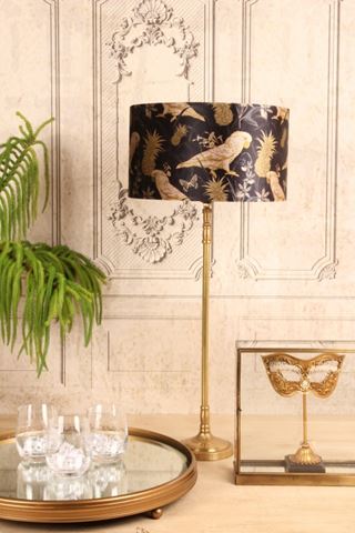 Display Box 24 cm - Goud - Koper / Glas