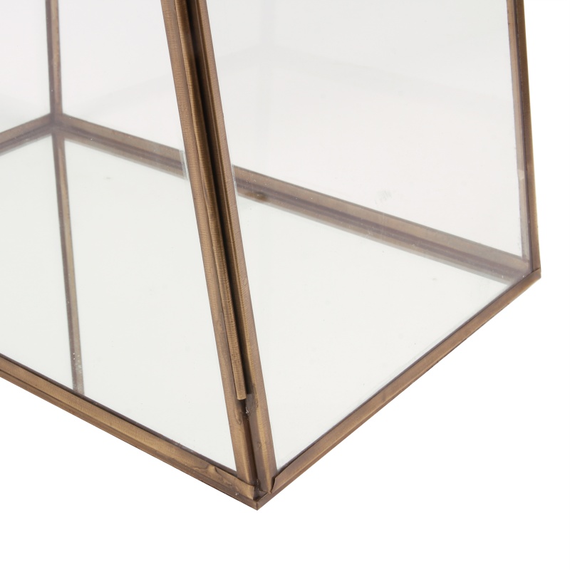 Display Kast 30 cm - Goud - Glas