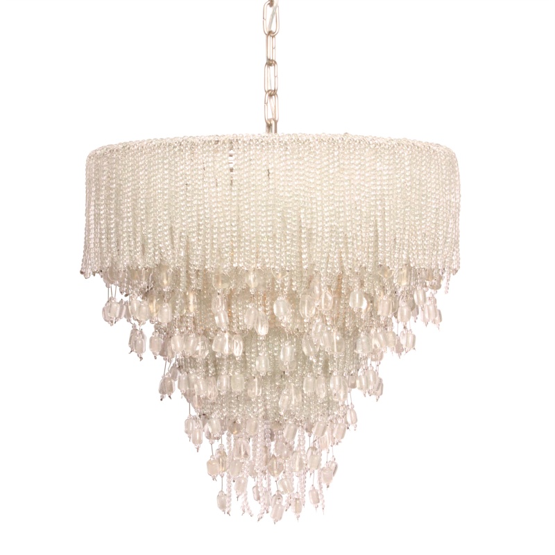 Chandelier Sophie 45 cm - White - Iron & Glass
