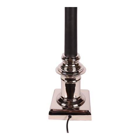 Base Lampada da Tavolo 75 cm - Argento - Alluminio