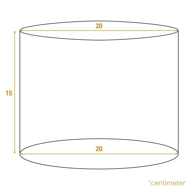 Lampenkap cilinder 20 cm