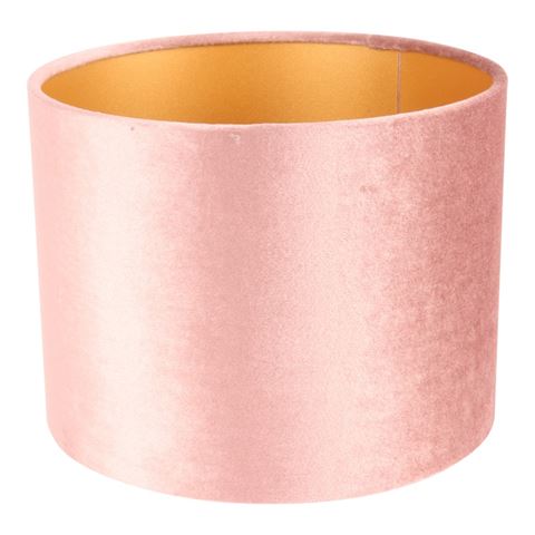 Lampshade 20 cm - Cylinder - Pink - Fabric