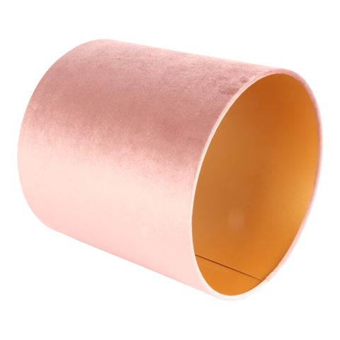 Lampshade 25 cm - Cylinder - Pink - Fabric
