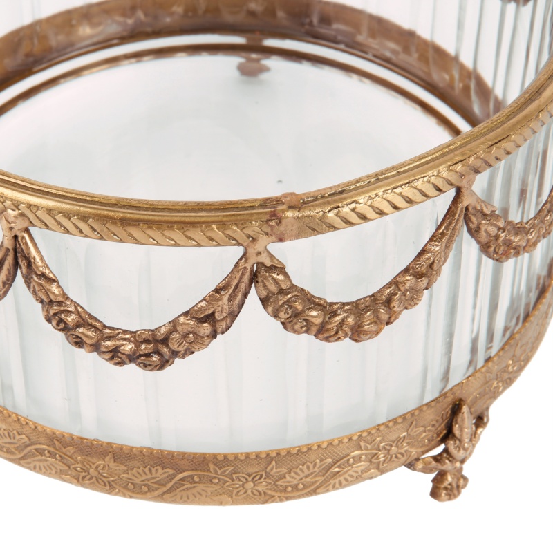 Bonbonnière koper 10 cm