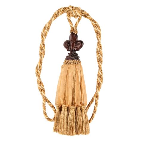 Embrasse Fleur de Lis 70 cm - Goud - Stof