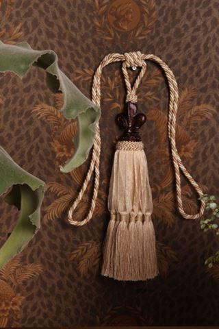 Embrasse Fleur de Lis 70 cm - Crème - Stof